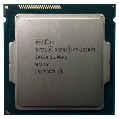 Picture of Intel Xeon E3-1220v3 (3.10Ghz/4-Cores/8MB/80W) Processor SR154
