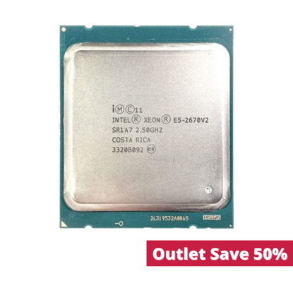 Picture of Intel Xeon E5-2670v2 (2.5GHz/10-core/25MB/115W) Processor SR1A7 (Outlet)