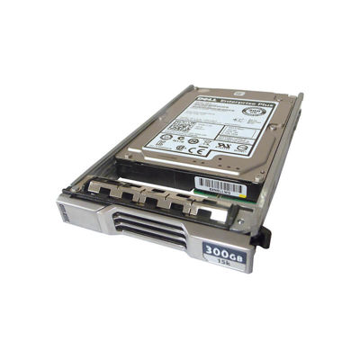 View Dell 300GB 15K 25 SAS Hard Drive compellent Caddys 8WR71 information