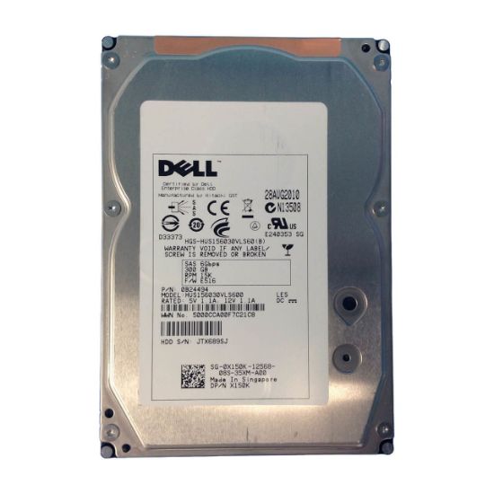 Picture of Dell 300GB 15K 3.5" SAS Hard Drive X150K 0X150K