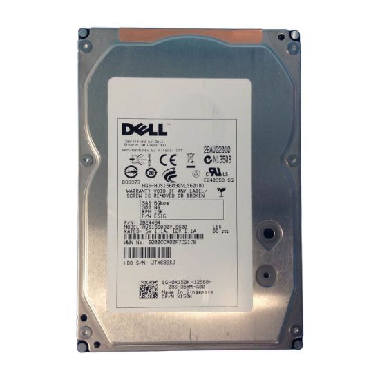 Picture of Dell 300GB 15K 3.5" SAS Hard Drive X150K