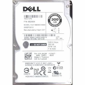 Picture of Dell 300GB 10K 6G 2.5" SAS R-Series Hard Drive YJ0GR