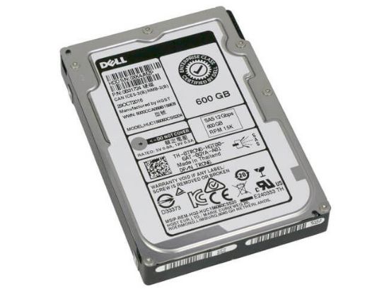 Picture of Dell 600GB 15K SAS 12Gb 2.5" Hard Drive TRCN6 0TRCN6