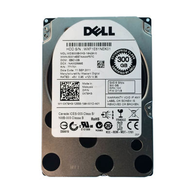 View Dell 300GB SAS 10K 25 6GBPS Hard Drive X79H3 information