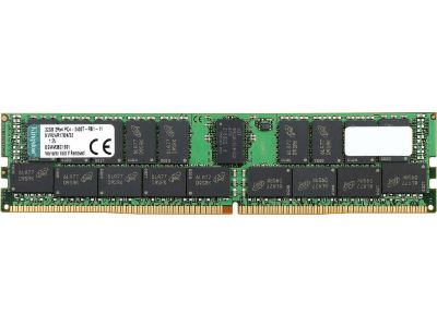 View Kingston 32GB 2400MHz DDR4 PC419200 Registered ECC CL17 288Pin DIMM 12V Dual Rank Memory KVR24R17D432 information