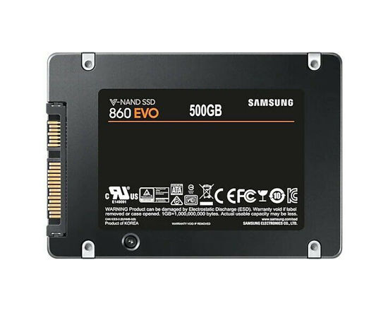 Picture of Samsung 500GB 860 EVO 6G SATA III (2.5-inch) Solid State Drive MZ-76E500