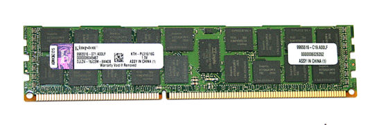 Picture of Kingston 16GB (1x16GB) 2RX4 PC3-12800R Memory Module KTH-PL316/16G