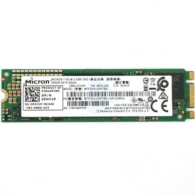 View Micron 256GB M2 6G SATA Solid State Drive 0PHY2P information