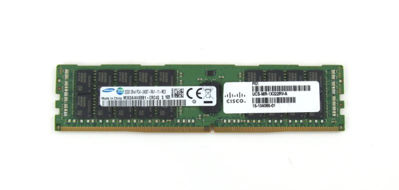 View Cisco 32GB 1x32GB Dual Rank 2Rx4 PC42400T DDR4 Memory Module UCSMR1X322RVA information