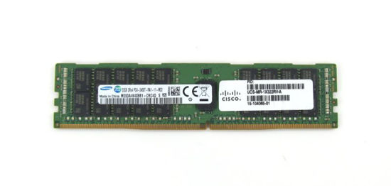 Picture of Cisco 32GB (1x32GB) Dual Rank 2Rx4 PC4-2400T DDR4 Memory Module UCS-MR-1X322RV-A
