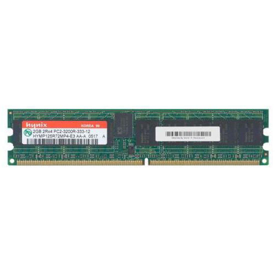 Picture of Hynix 2GB (2Rx4) PC2-3200R Memory Module HYMP125R72MP4-E3