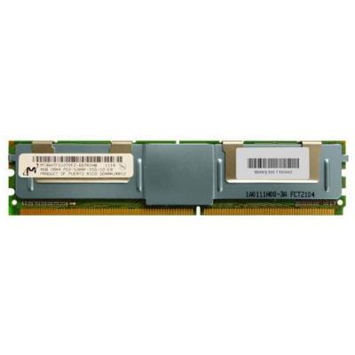 View Micron 4GB 2Rx4 DDR2 667MHZ PC25300F ECC Registered Memory Kit MT36HTF51272FZ667H1 information