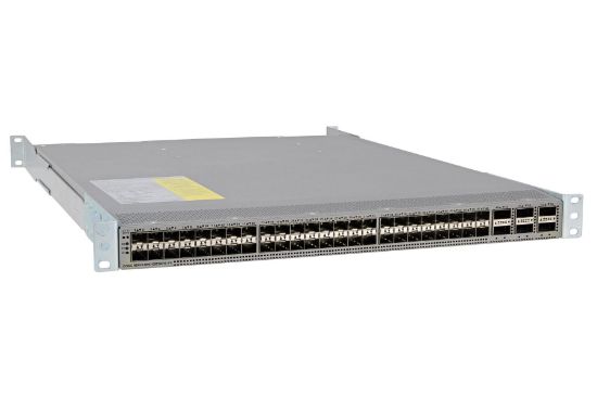 Picture of Cisco Nexus 9300 48-Port (1/10G/25G SFP, 6p 40G/100G QSFP28 MACsec) Network Switch N9K-C93180YC-FX