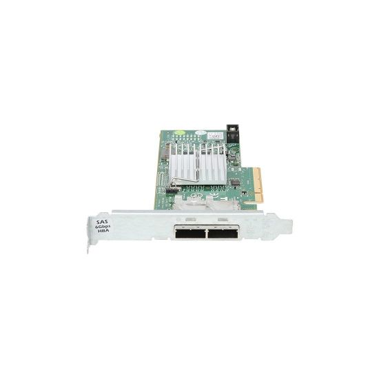 Picture of Dell PERC H200e 6Gb/s SAS SATA PCIe Dual Port External HBA Adapter 12DNW