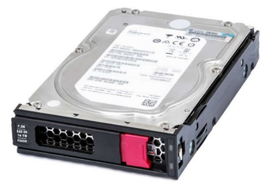 Picture of HPE 16TB SAS 12G Business Critical 7.2K LFF LP Helium 512e ISE Multi Vendor HDD Hard Drive P23608-B21