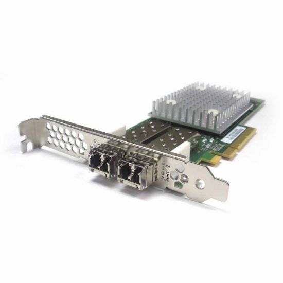 Picture of Dell Qlogic QLE2692 16GB Dual Port SFP+ Fibre Channel Host Bus Adapter High Profile - CK9H1