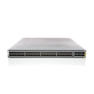 View Juniper QFX5100 48x 10Gbit SFP 6x 40Gbit QSFP Dual PSU BacktoFront Airflow Switch QFX510048SAFI information