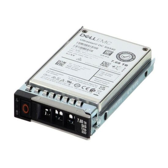 Picture of Dell 7.68TB 12G SED SAS SFF (2.5-inch) Read Intensive Solid State Drive 5MHY8