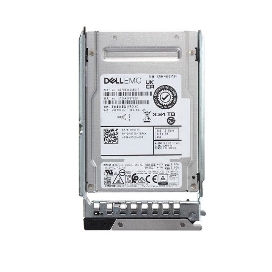 Picture of Dell 3.84TB 12Gbps SAS Read Intensive SFF (2.5-Inch) SSD H9TT5