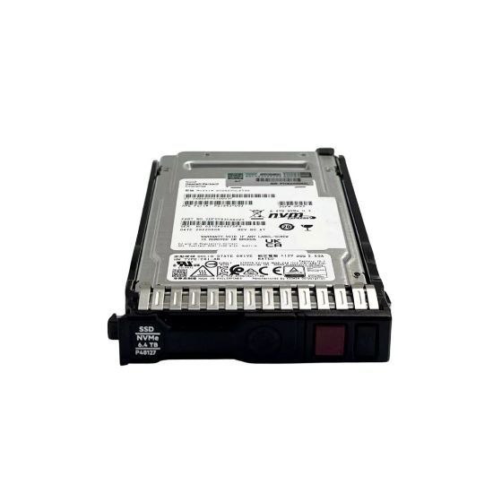 Picture of HPE 6.4TB NVMe Gen4 Mainstream Performance Mixed Used SFF (2.5-Inch) SCN U.2 MV SSD P48017-B21 P48127-001