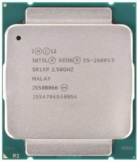 Picture of Intel Xeon E5-2680v3 (2.5GHz/12-core/30MB/120W) Processor SR1XP