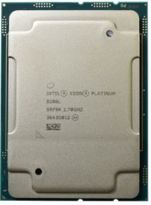View Intel XeonPlatinum 8280L 27GHz28core205W Processor Kit SRF9R information