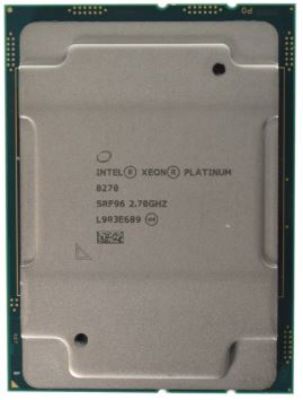View Intel XeonPlatinum 8270 27GHz26core205W Processor Kit SRF96 information