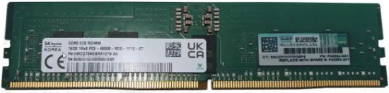 Picture of HPE 16GB (1x16GB) Single Rank x8 DDR5-4800 CAS-40-39-39 EC8 Registered Smart Memory Kit P43322-B21 P43324-0A1