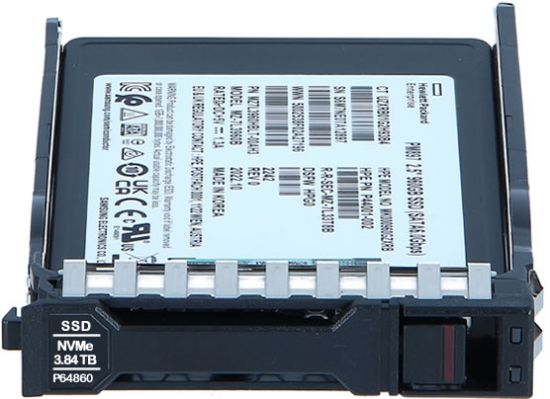 Picture of HPE 3.84TB NVMe Gen4 Mainstream Performance Read Intensive SFF BC U.3 Static V2 Multi Vendor SSD P64846-B21 P64860-001