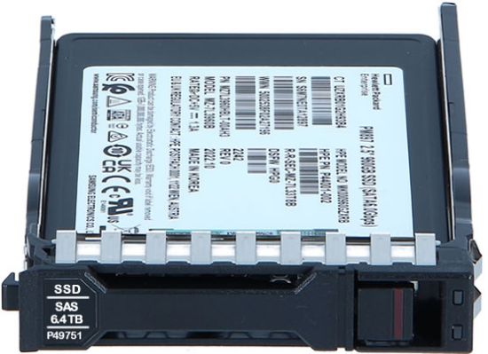 Picture of HPE 6.4TB SAS Mixed Use 24G SFF (2.5") BC Multi Vendor Solid State Drive P49057-B21 P49751-001