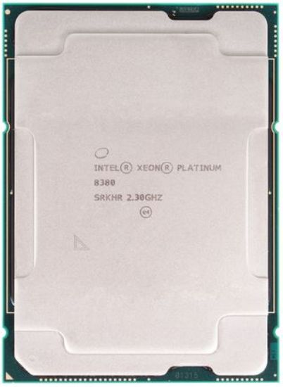 Picture of Intel Xeon Platinum 8380 (2.30GHz/40-core/270W) Processor Kit SRKHR