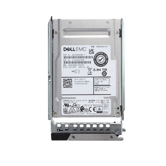 Picture of Dell 3.84TB SAS Read Intensive TLC 12G (2.5") Solid State Drive H9TT5 0H9TT5