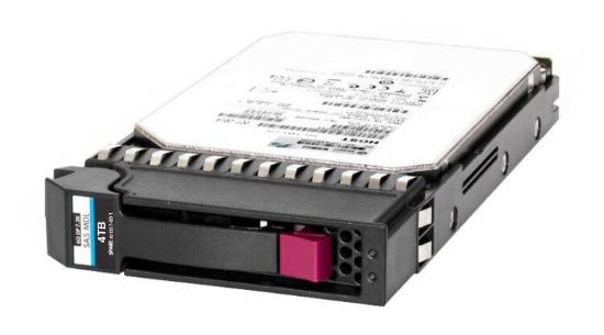 Picture of HPE MSA 4TB 12G SAS 7.2K LFF (3.5in) 512e Midline Hard Drive K2Q82A 801557-001