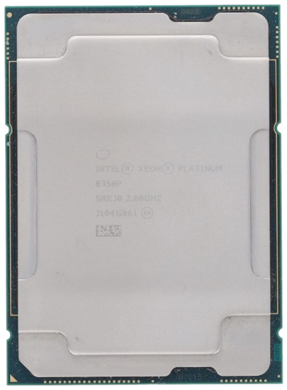 Picture of Intel Xeon Platinum 8358P Processor (48M Cache, 2.60 GHz) SRKJ0