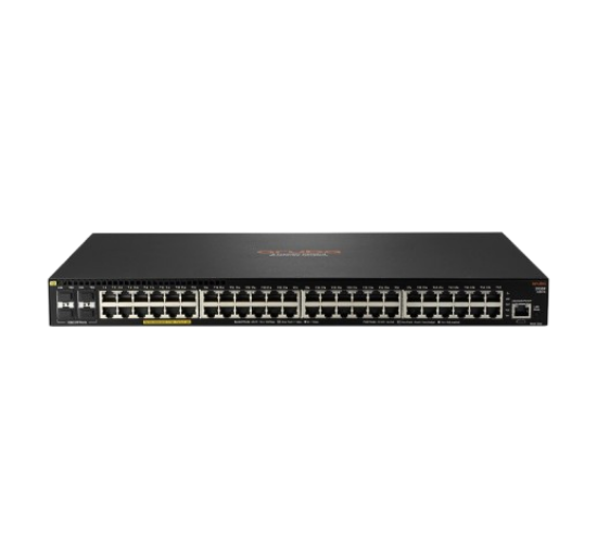 Picture of HPE Aruba Networking 2930F 48G PoE+ 4SFP 740W Switch JL557A