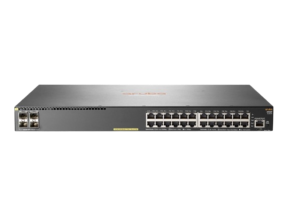 Picture of HPE Aruba Networking 2930F 24G PoE+ 4SFP+ TAA-compliant Switch JL263A