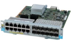 Picture of HPE 12-port Gig-T PoE+/12-port SFP v2 zl Module J9637A