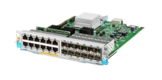 Picture of HPE Aruba Networking 12-port 10/100/1000BASE-T PoE+/12-port 1GbE SFP MACsec v3 zl2 Module J9989A