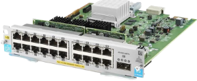 Picture of HPE Aruba Networking 20-port 10/100/1000BASE-T PoE+ MACsec/1-port 40GbE QSFP+ v3 zl2 Module J9992A