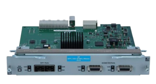 Picture of HPE ProCurve 5400zl 2-Port SFP+/ 2-Port CX4 10-GbE yl Module J9312A J9312-61001