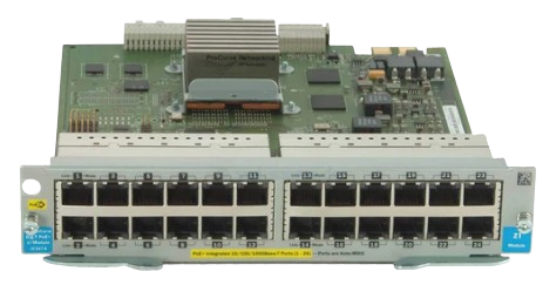 Picture of HP ProCurve 5400zl 24-Port 10/100/1000 PoE+ zl Module J9307A