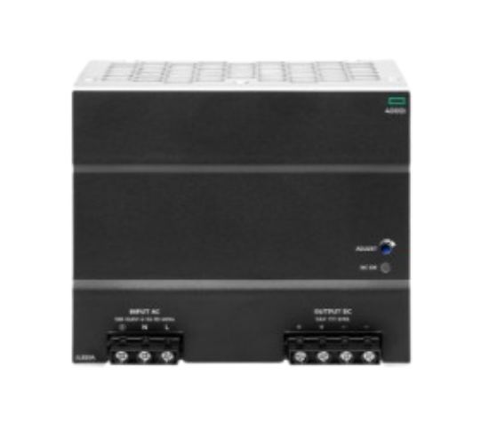 Picture of HPE Aruba Networking 4000i PoE 54VDC 480W 100–240VAC DIN Power Supply JL820A