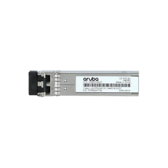 Picture of HPE Aruba Networking 1G SFP LC SX 500m OM2 MMF Transceiver J4858D 