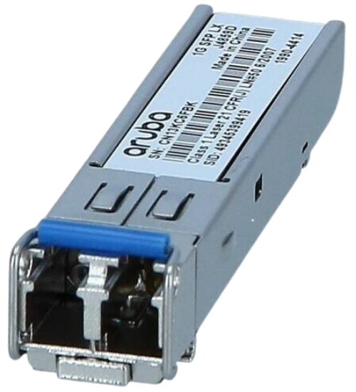 Picture of HPE Aruba Networking 1G SFP LC LX 10km SMF Transceiver J4859D  