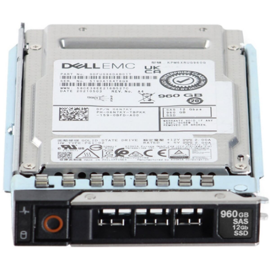 Picture of Dell 960GB 12G SAS (2.5inch) Read Intensive Solid State Drive 6N7KY 06N7KY