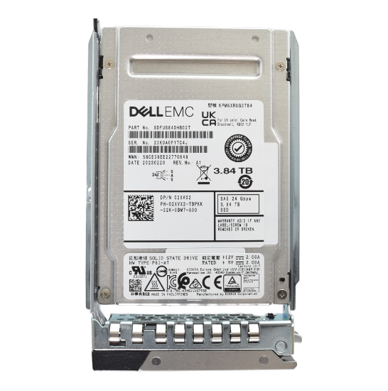 Picture of Dell 3.84TB 24G SAS (2.5inch) Read Intensive Solid State Drive 2XVX2 02XVX2