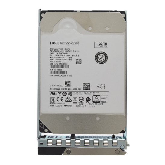 Picture of Dell 22TB SAS 12G 7.2K (3.5inch) Hard Drive DC2GD 0DC2GD