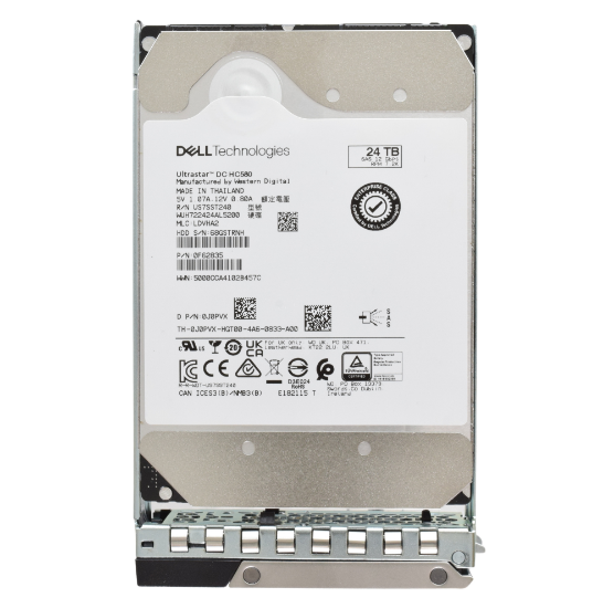 Picture of Dell 24TB SAS 12G 7.2K (3.5inch) Hard Drive J0PVX 0J0PVX