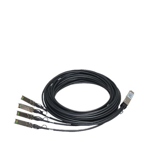 Picture of HPE FlexNetwork X240 40G QSFP+ to 4x10G SFP+ 3m Direct Attach Copper Splitter Cable JG330A JG330-61101