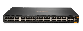 Picture of HPE Aruba Networking CX 6300M 48p 1GbE 4p SFP56 Power-to-Port 2 Fan Trays 1 PSU Bundle JL762A